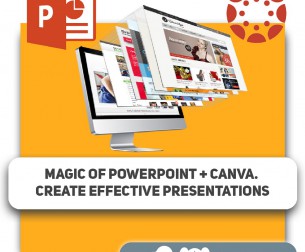 Magic of POWERPOINT + Canva. Create effective presentations - Programming for children in London